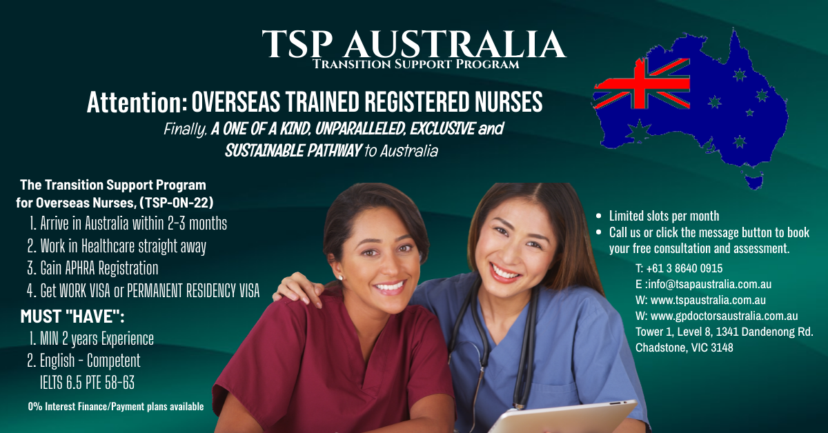 Transition Support Program for Overseas Nurses (TSP-0N-22)
